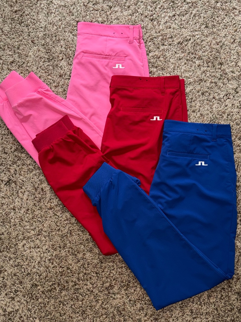 Bundle 3 - modern *J. Lindeberg* cuff men’s casual golf ⛳️ jogger pants - 34/32